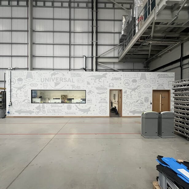 An image of the interior signage.